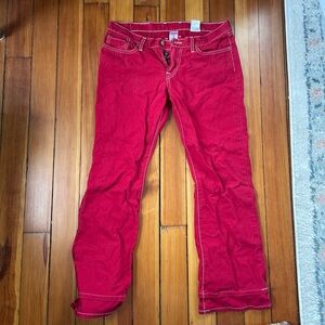 Lucky Brand Vibrant Red Denim